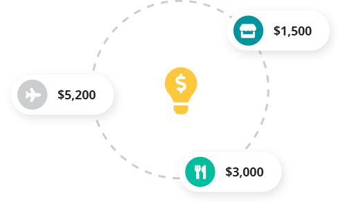 Understand where money goes and where you can cut back. Create budgets, track where your money is being spent. Giving you insights so you can spend & save even smarter.