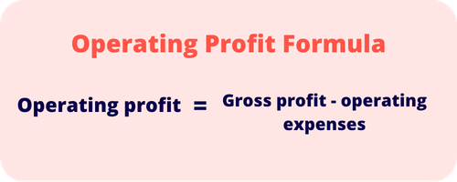 Operating Profit Formula Operating profit formula