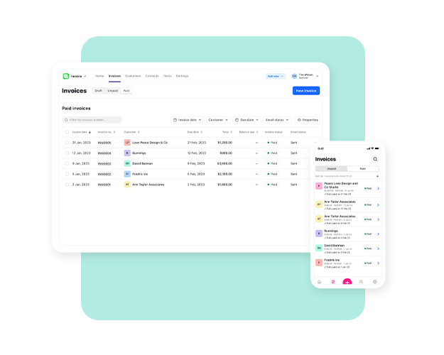 Invoicing Devices Invoice online and on-the-go with the Reckon Invoices App