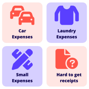 what can i claim on tax without receipts australia are some car expenes, laundry expenses, small expenses, and some items with hard to get receipts