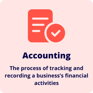 Accounting Definition The process of tracking and recording a business’s financial activities