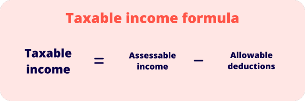 Taxable Income Formula 2 Taxable income formula