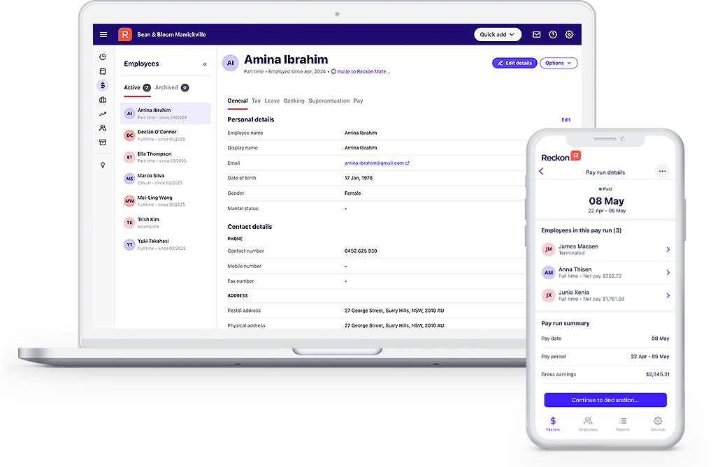 Payroll Header