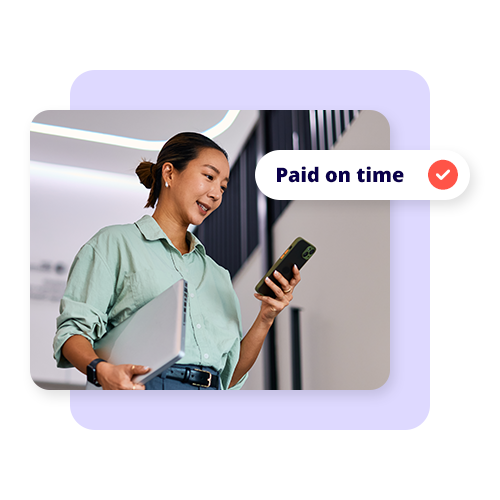 Customers Pay Their Way easily get paid with reckon payments from mastercard, visa or american express