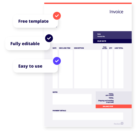 NDIS Invoice Template 