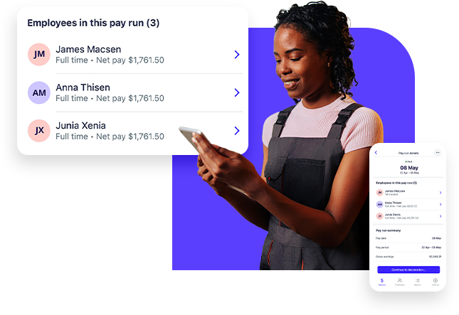 Payroll App payroll app on mobile