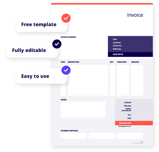 Free Australian tax invoice template: download in Word doc, Excel or PDF