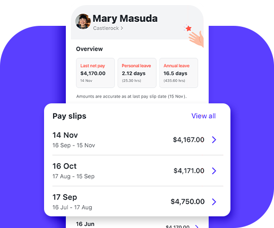Employee self-service app