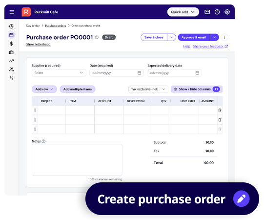 purchase orders