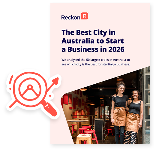 Startup cities report image two cafe owners at the step of their cafe