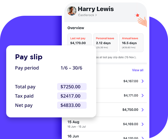 Payslips & pay history