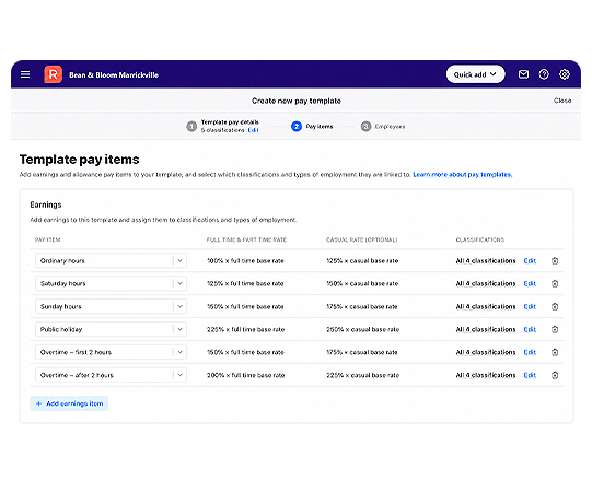 Pay Templates Who knew your cashflow could look so good. In real-time too! Gain immediate clarity over your net business. Take control by keeping track of receipts, payments and GST. Watch your net position change real-time.