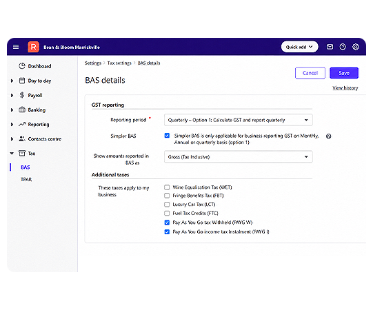Track Report Gst Who knew your cashflow could look so good. In real-time too! Gain immediate clarity over your net business. Take control by keeping track of receipts, payments and GST. Watch your net position change real-time.