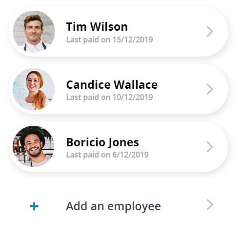 Easily manage your payroll and employee obligations. Enter time, schedule pay runs, print or email pay slips, enter leave entitlements and more.