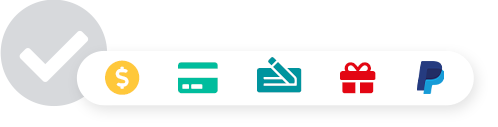 CloudPOS Payment Methods Accept a variety of payment methods. Accept all payments including cash, cheque, debit cards, credit cards, gift cards and even loyalty points. We also offer seamless integration with PayPal.