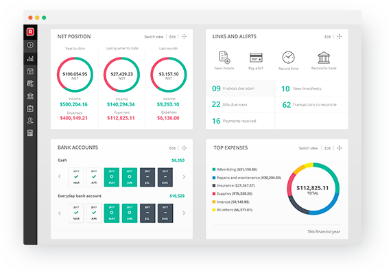 Reckon One Dashboard Screenshot
